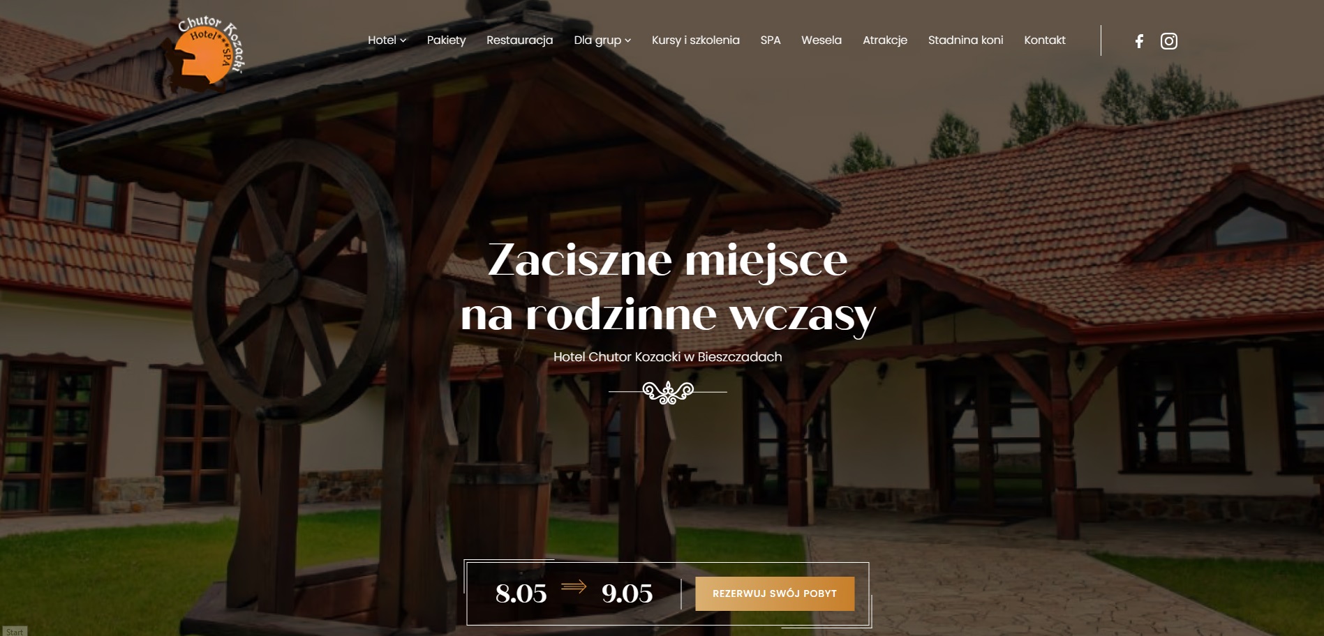 Strona www Chutor Kozacki Strona www Chutor Kozacki